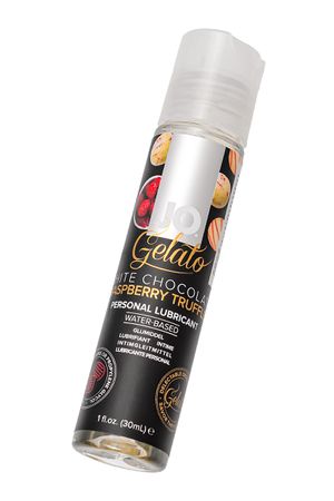 Съедобный лубрикант System JO Gelato White Chocolate Raspberry Truffle, белый шоколад и малина,30 мл