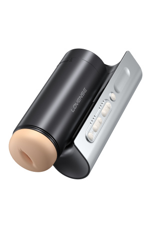 Мастурбатор нереалистичный LOVENSE Solace PRO, TPE, черный, 23,1 см