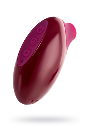 Вакуумный стимулятор клитора TOYFA A-Toys Myrty, бордовый, 9,8 см