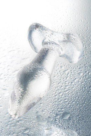 Анальная втулка Sexus Glass, стекло, прозрачная, 10,5 см, Ø 3,5 см