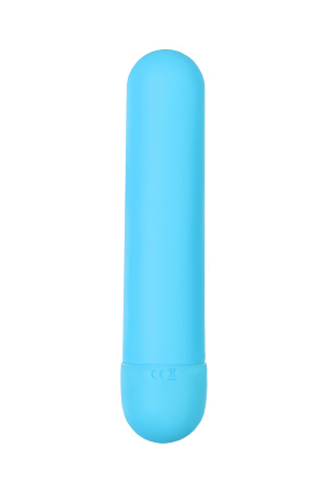 Вибропуля A-toys MURR, силикон, голубой, 10 см
