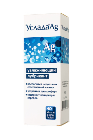 Гель-лубрикант «Услада» с серебром 60 г